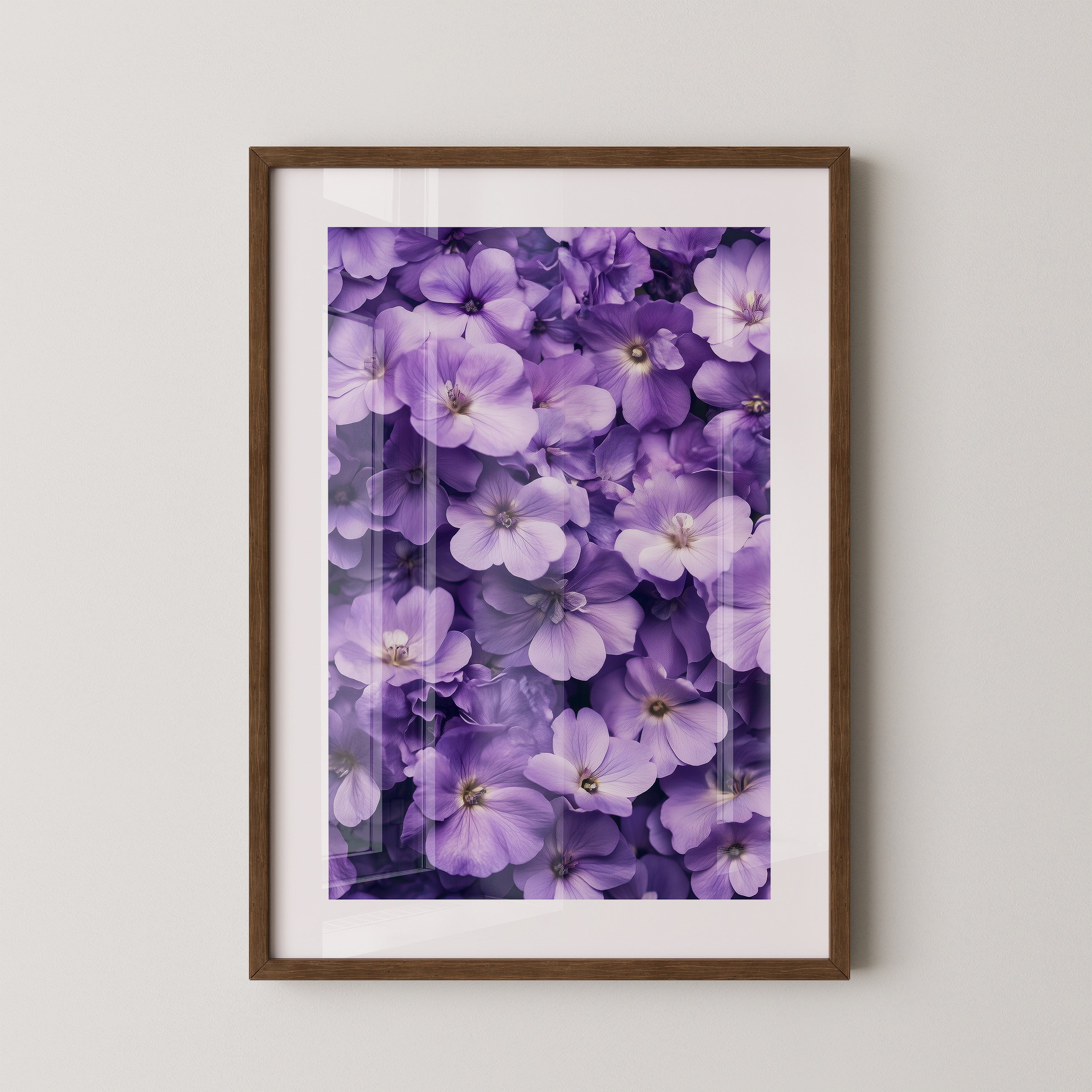 Lila Blütenpracht dicht