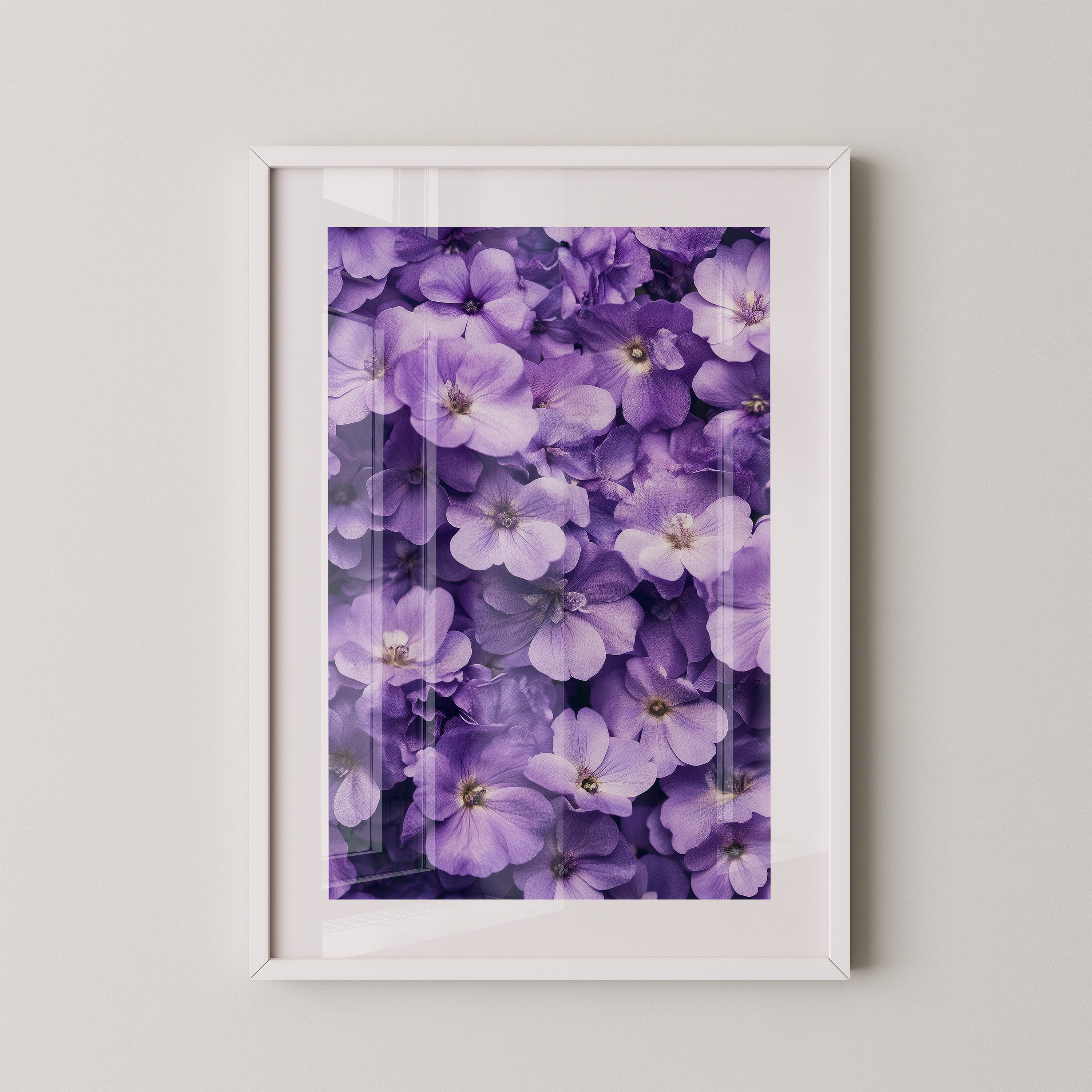 Lila Blütenpracht dicht