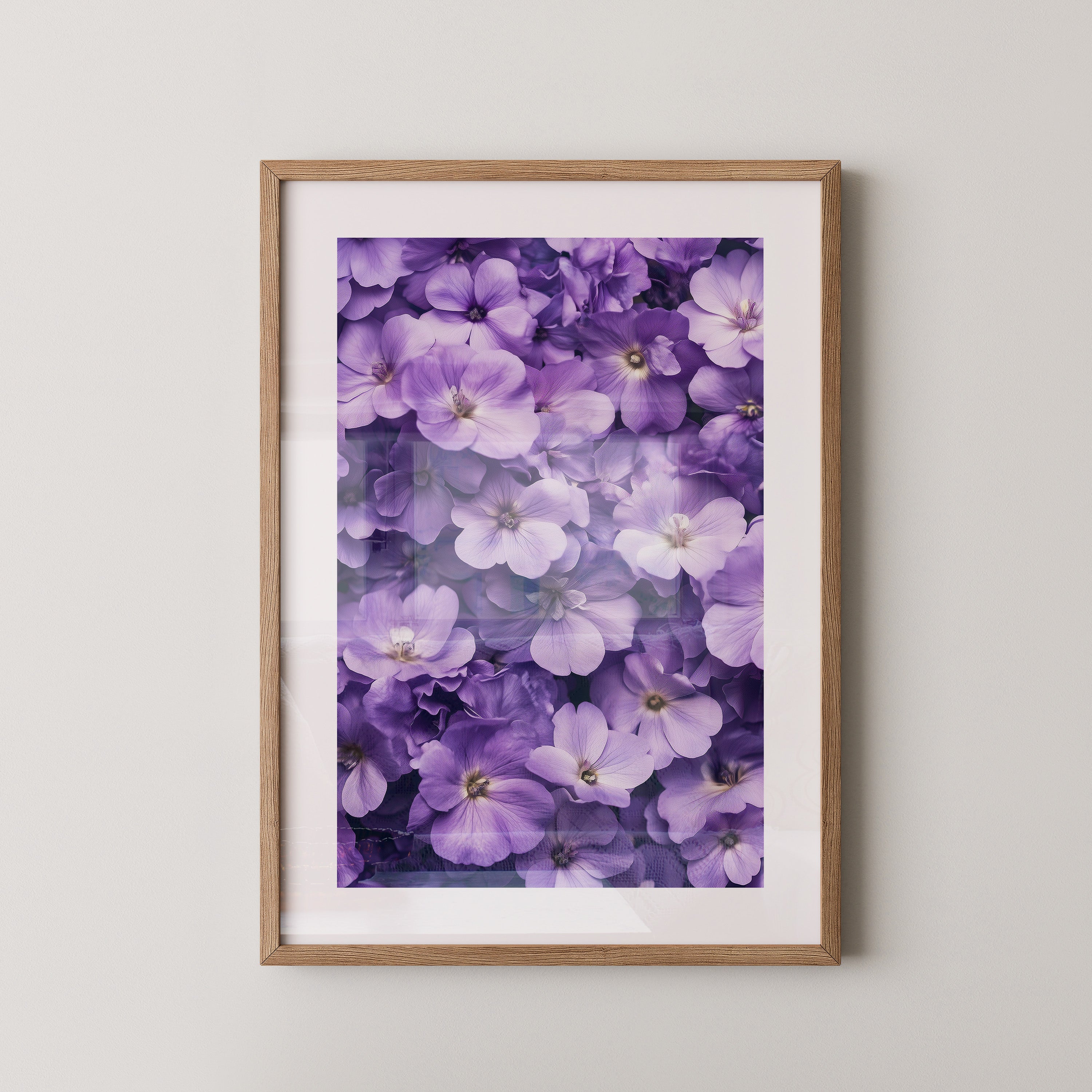 Lila Blütenpracht dicht