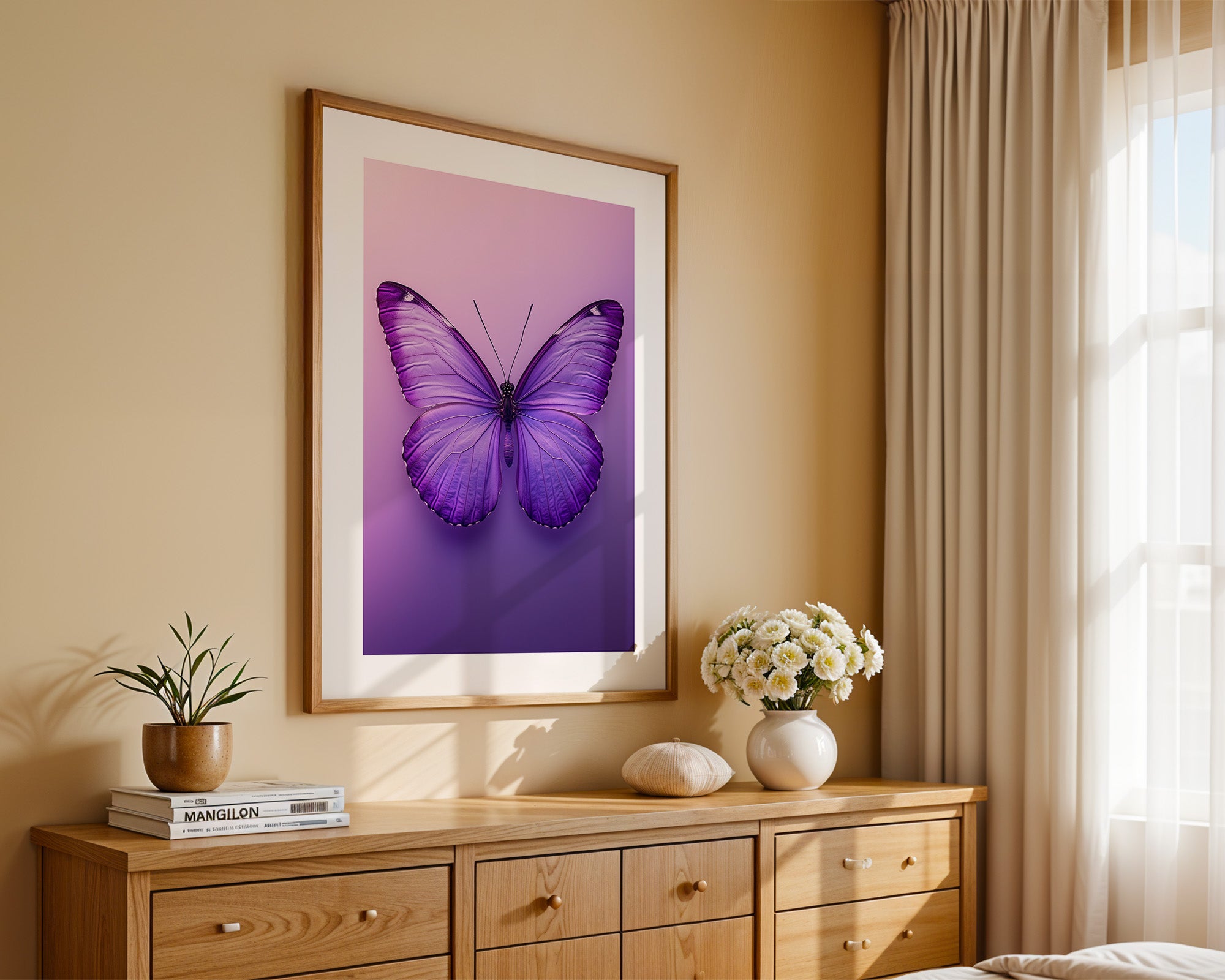 Schmetterling Lila Symmetrie