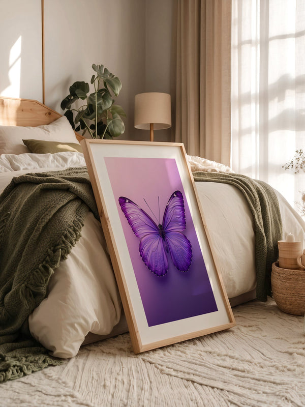 Schmetterling Lila Symmetrie