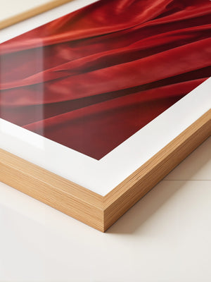 Rote Samttextur Wellenform
