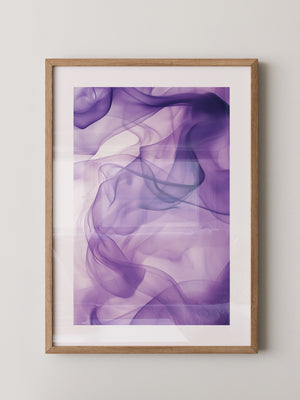 Lila Seide fließend