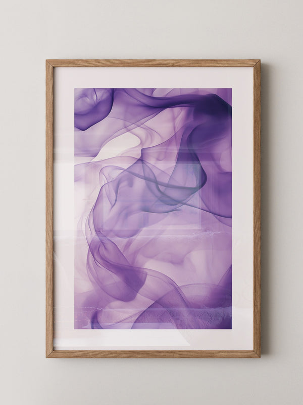 Lila Seide fließend