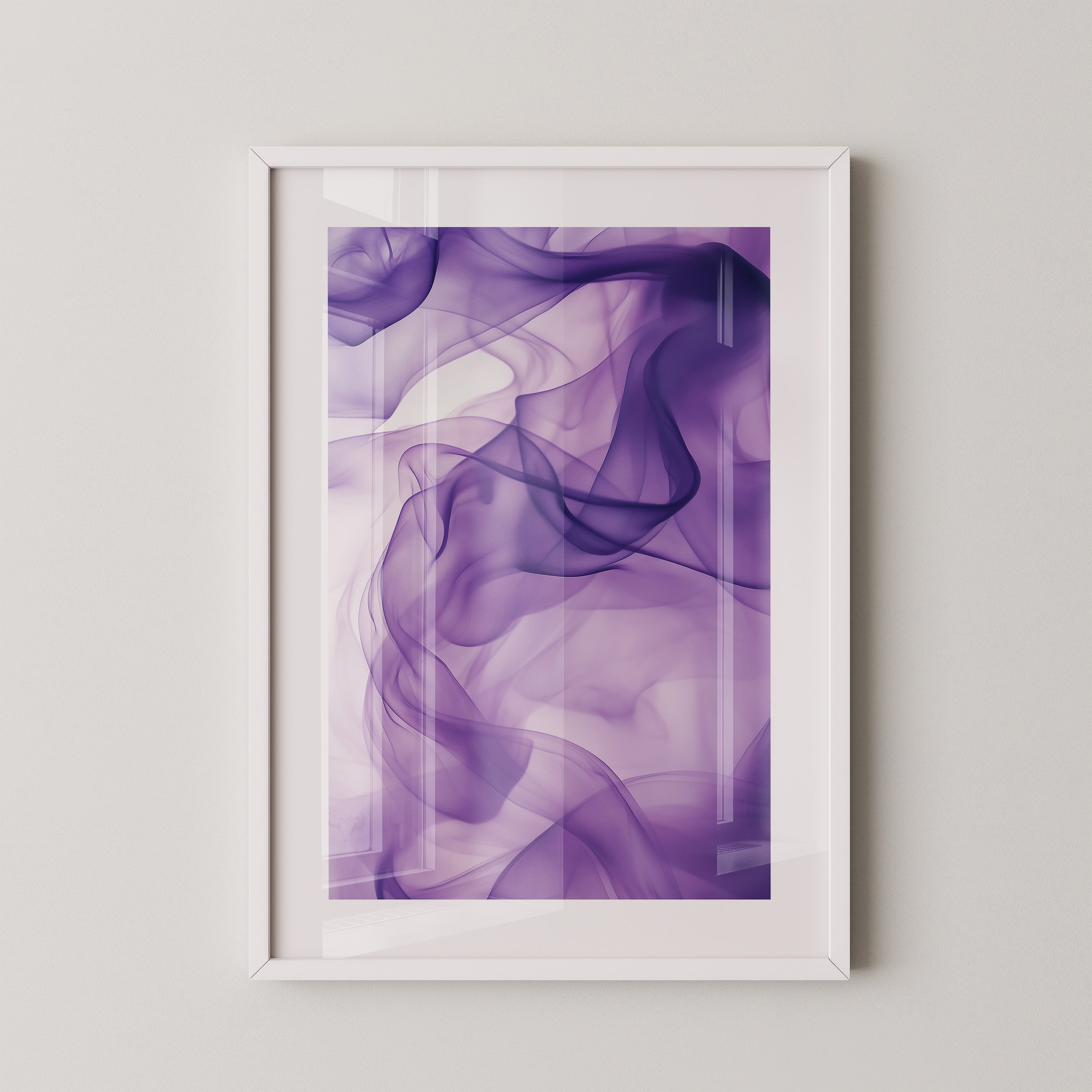 Lila Seide fließend