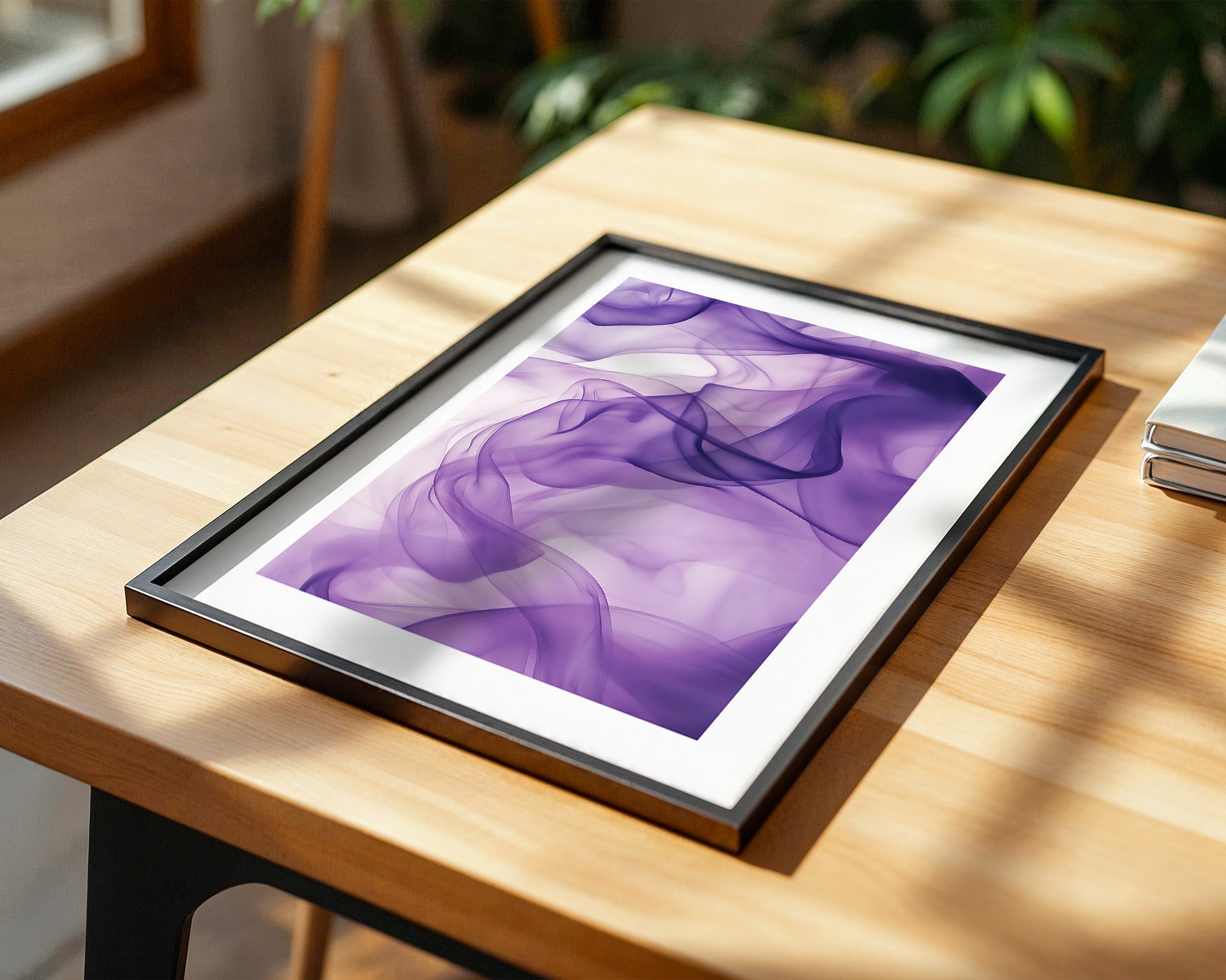 Lila Seide fließend