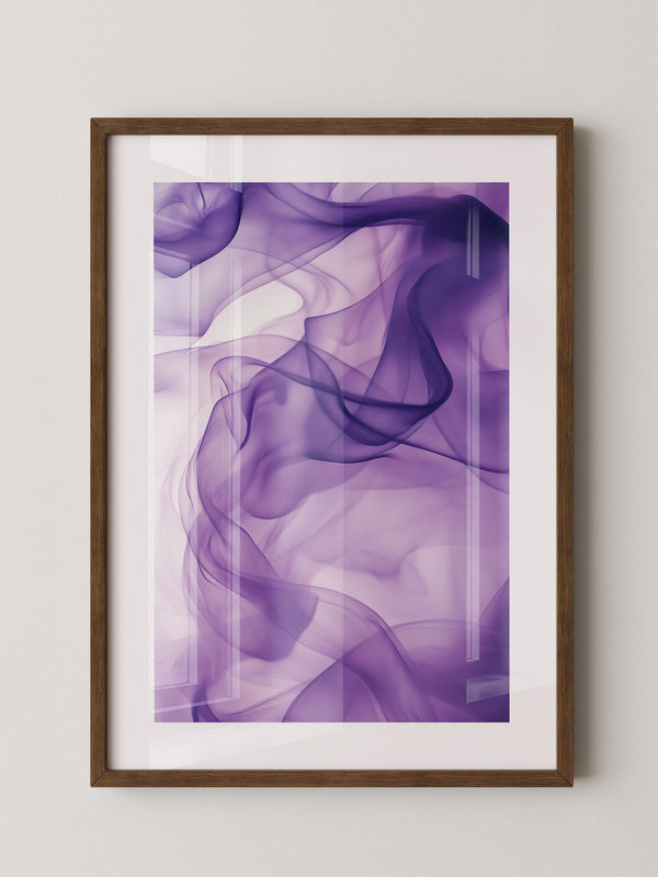 Lila Seide fließend