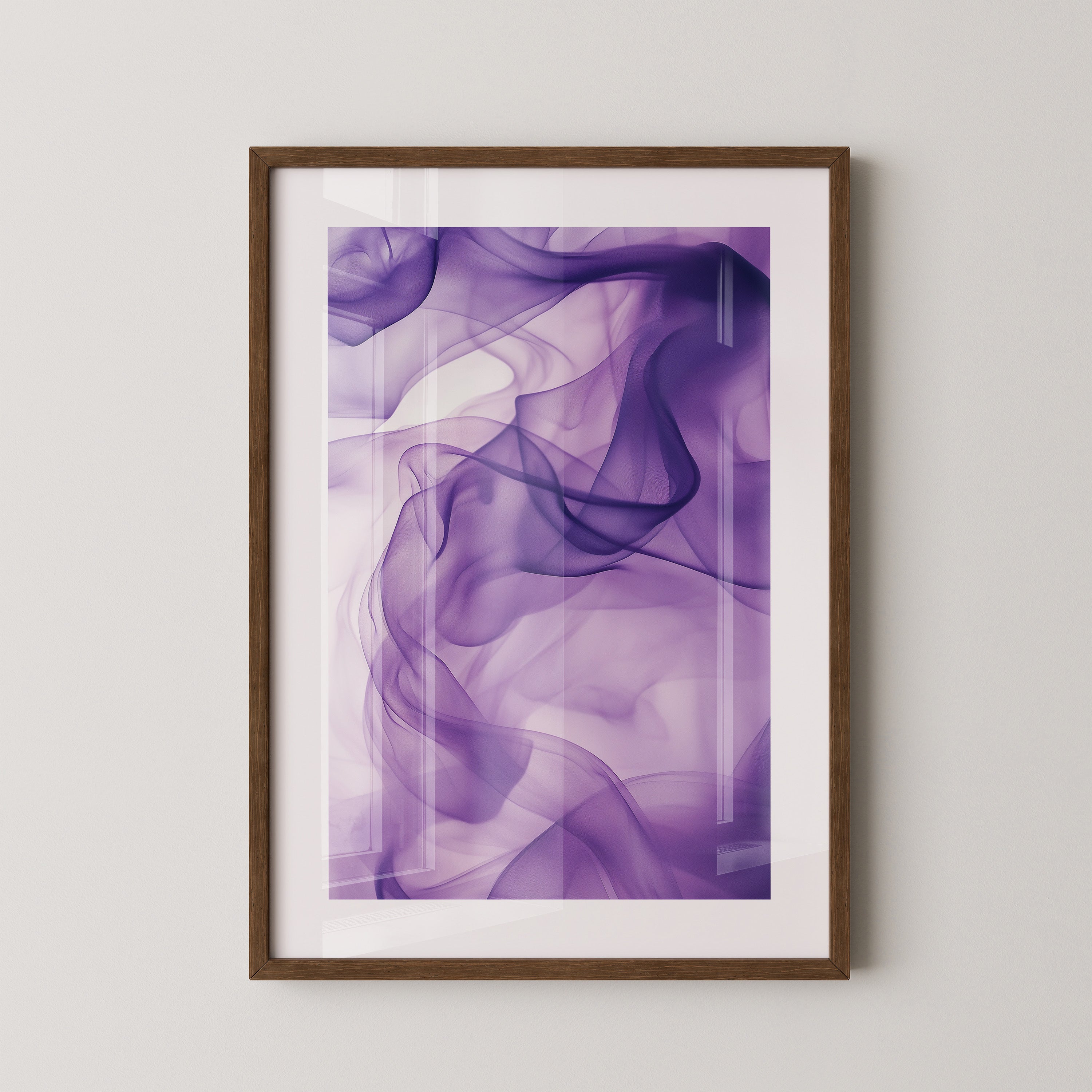 Lila Seide fließend