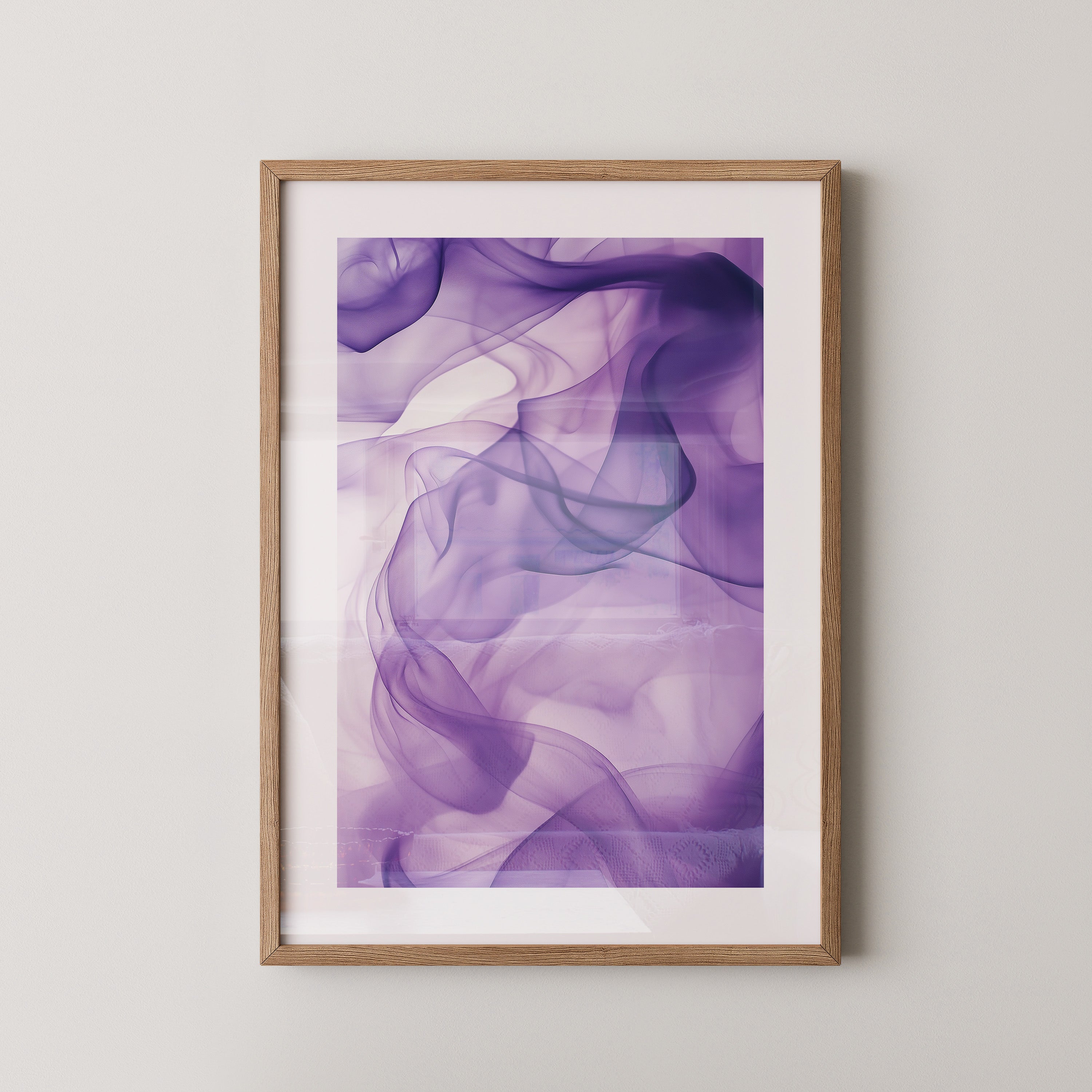 Lila Seide fließend