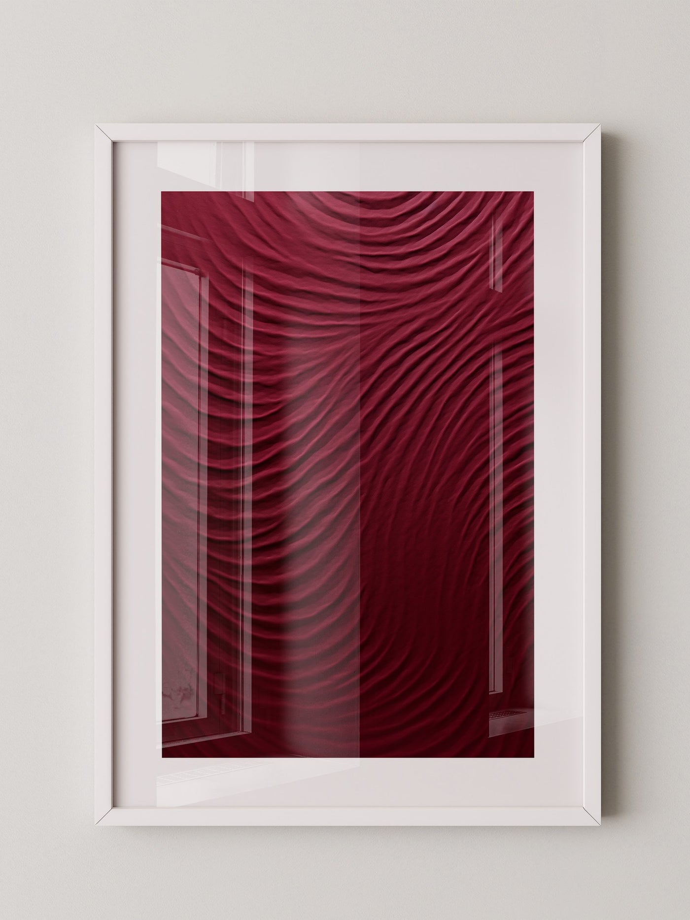 Rote Wellen Textur