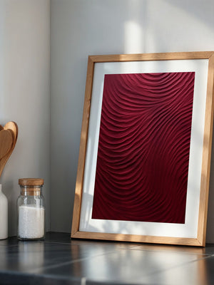 Rote Wellen Textur