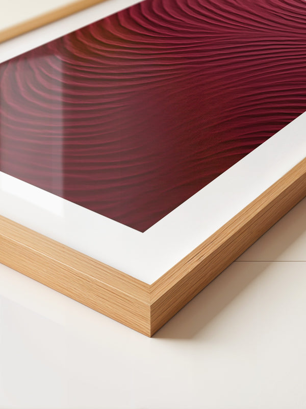 Rote Wellen Textur