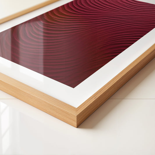 Rote Wellen Textur
