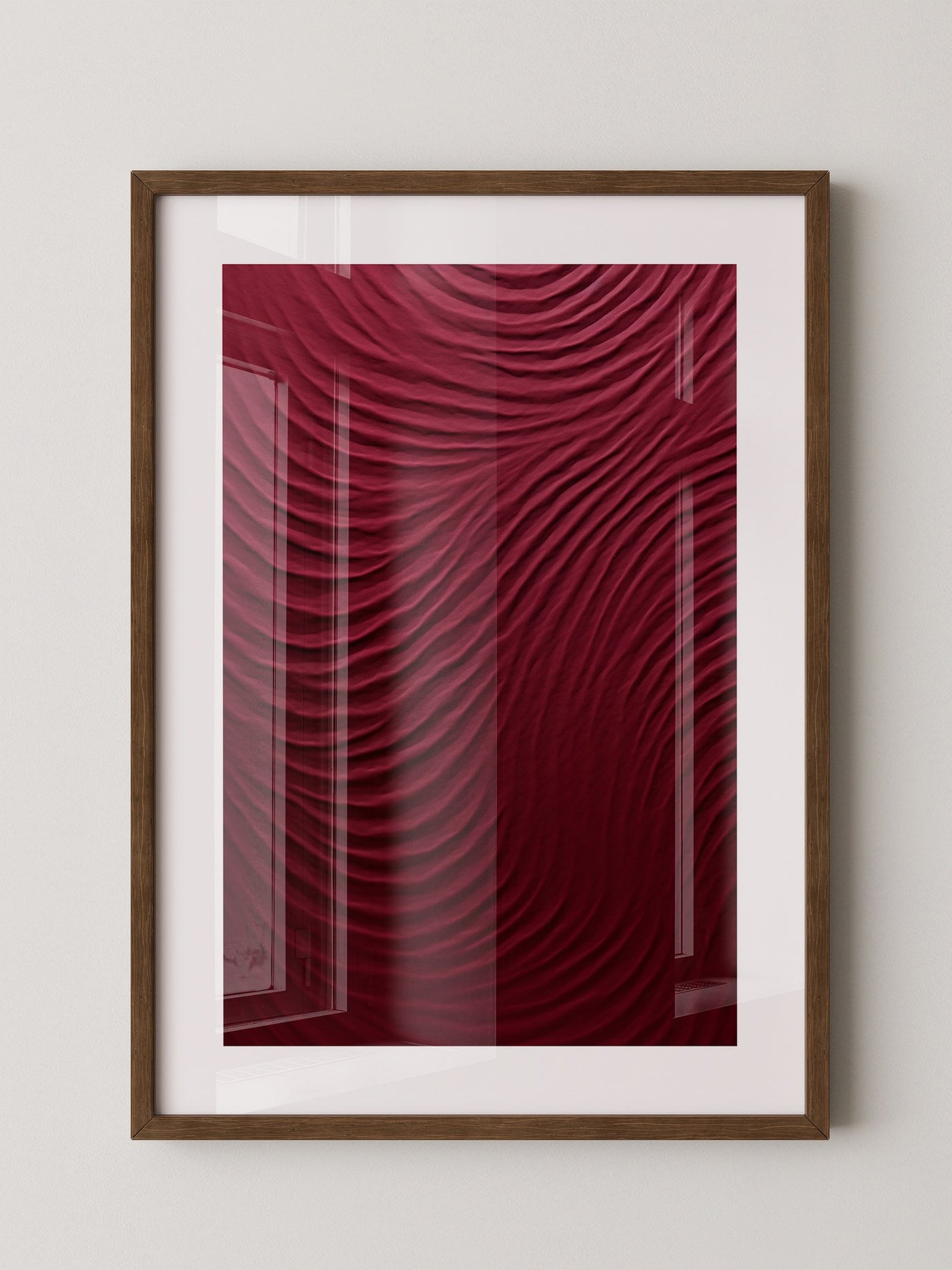 Rote Wellen Textur