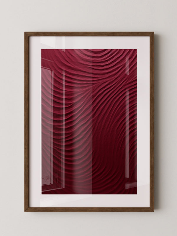 Rote Wellen Textur