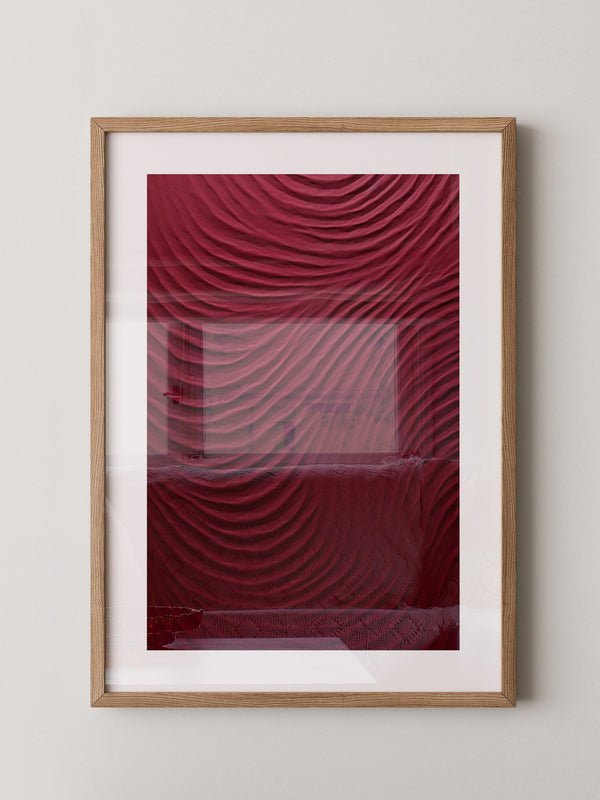 Rote Wellen Textur
