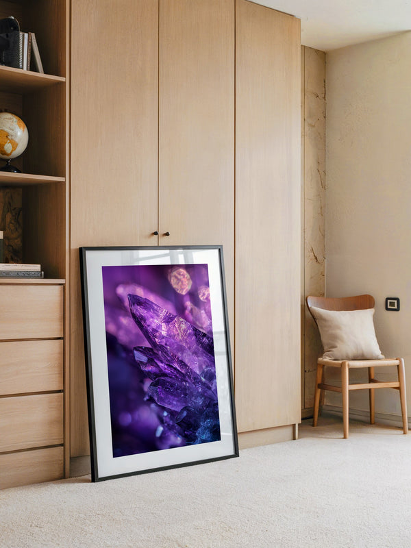 Kristallgipfel violett leuchtend