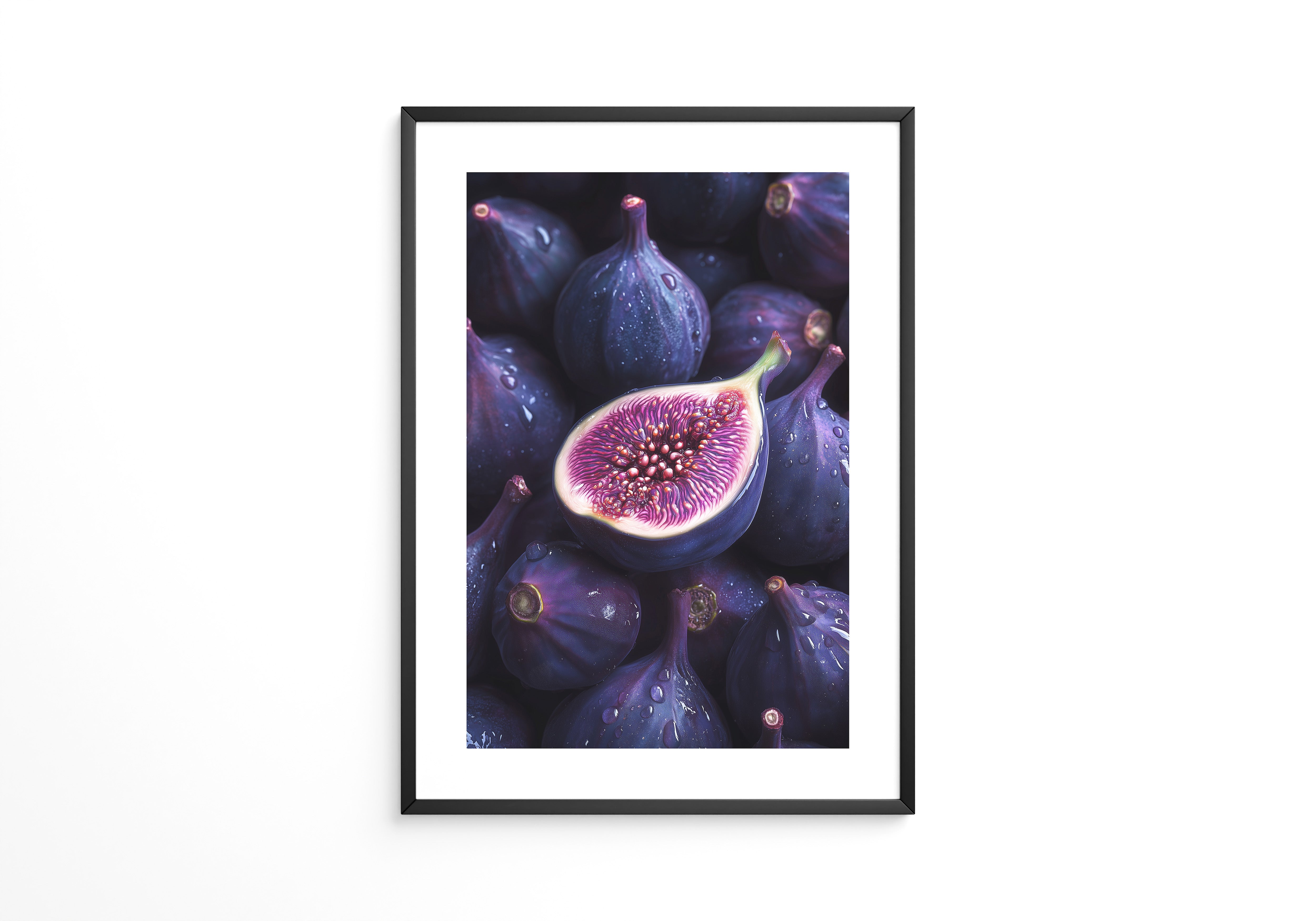 Feige saftig Nahaufnahme