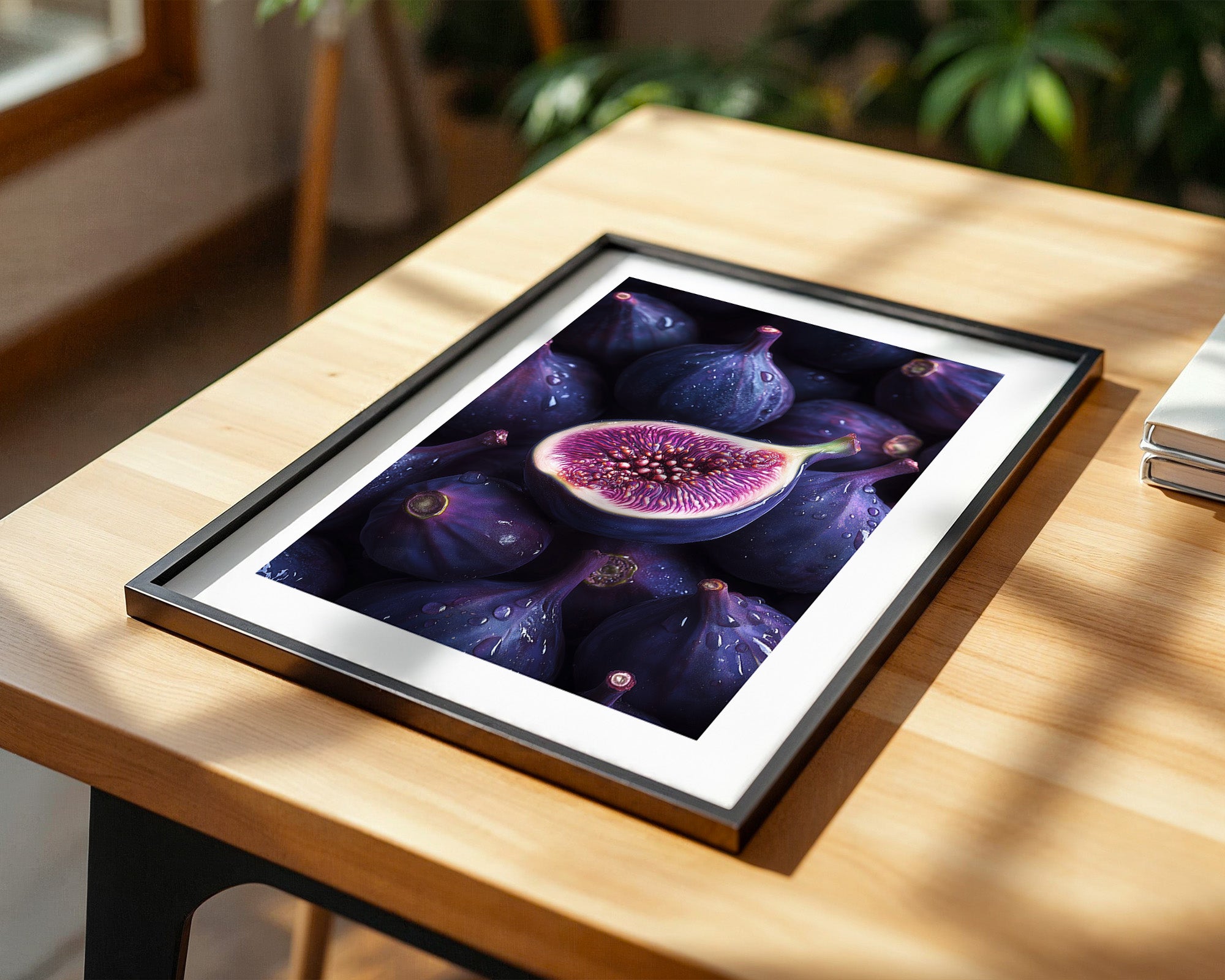 Feige saftig Nahaufnahme