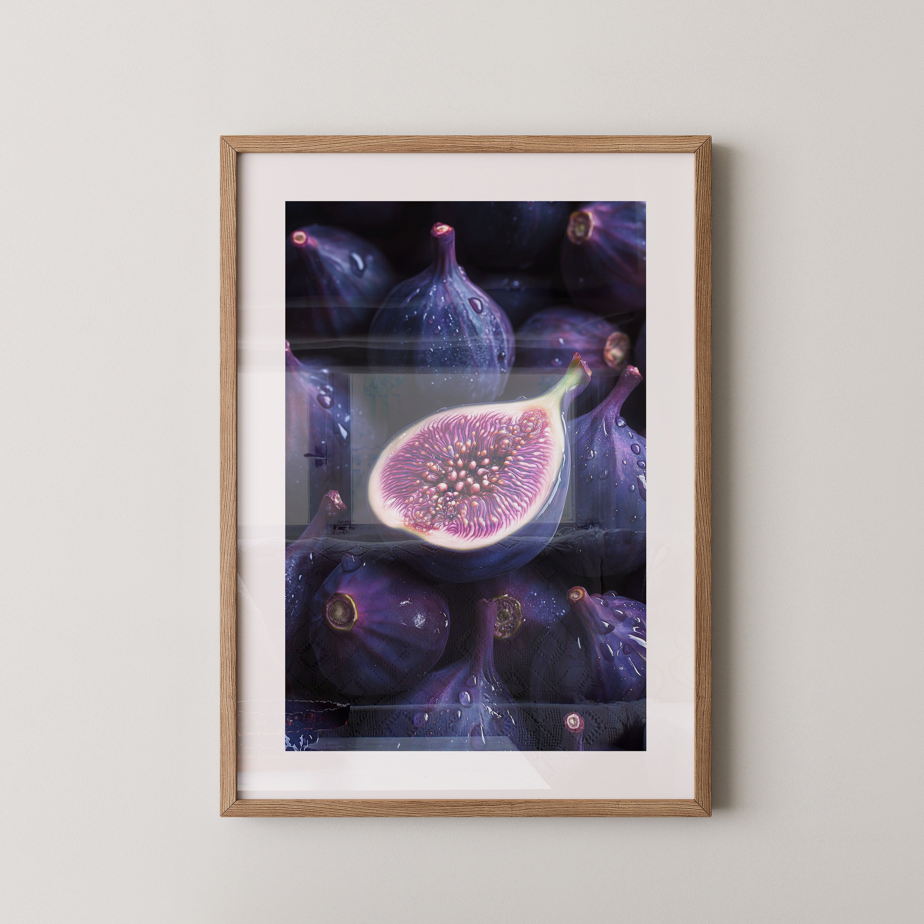 Feige saftig Nahaufnahme