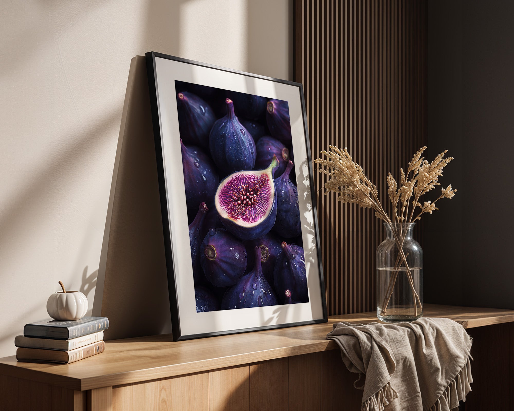 Feige saftig Nahaufnahme