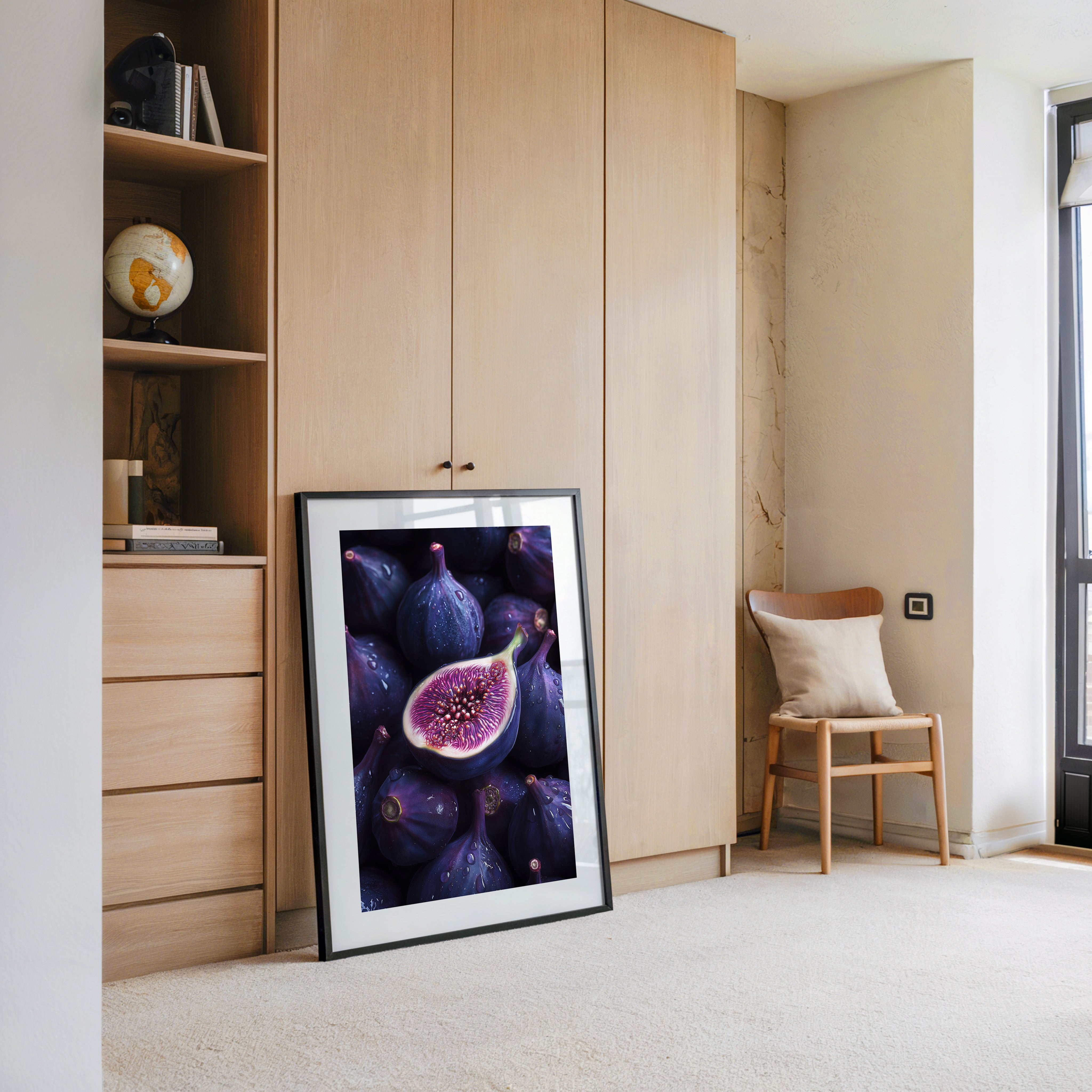 Feige saftig Nahaufnahme