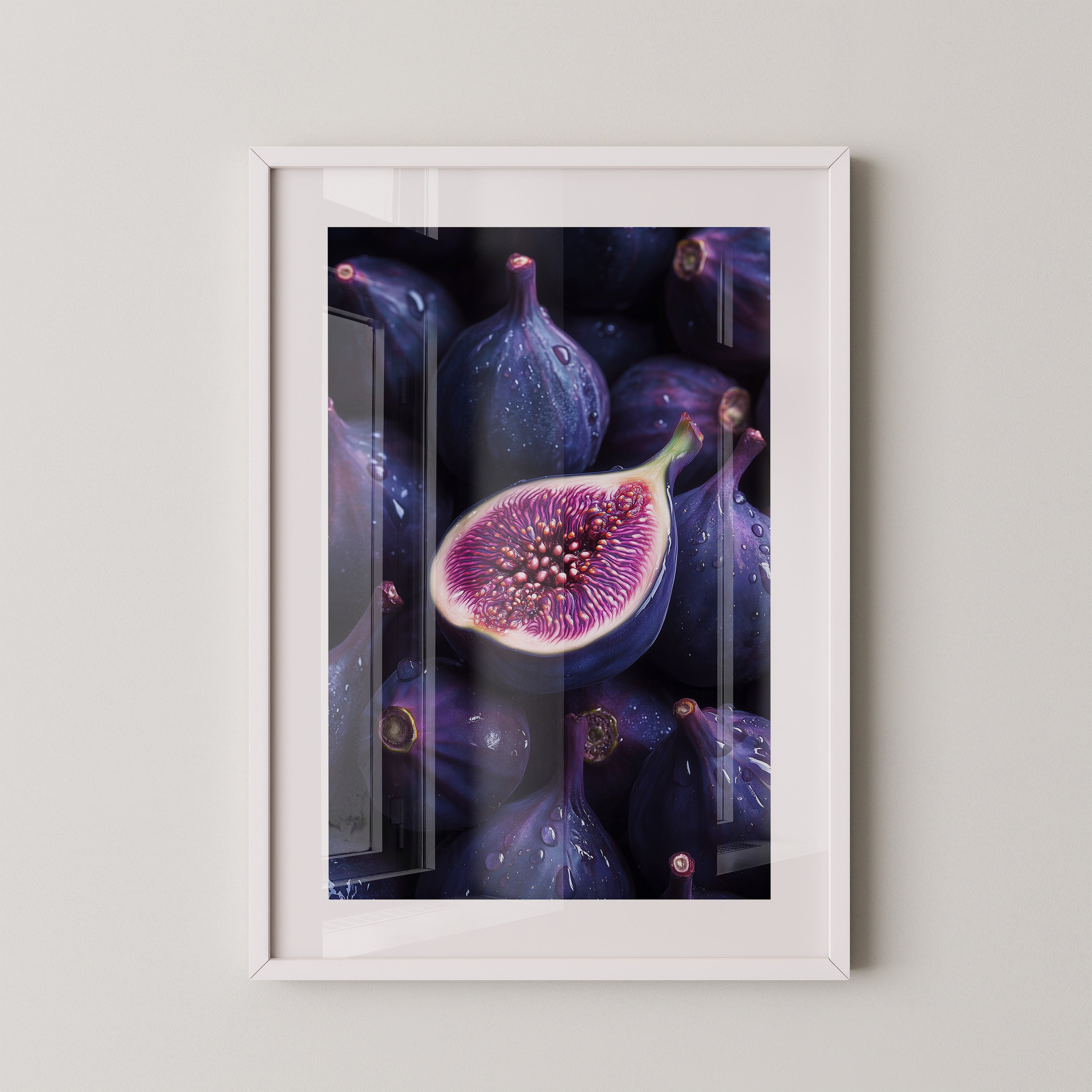 Feige saftig Nahaufnahme