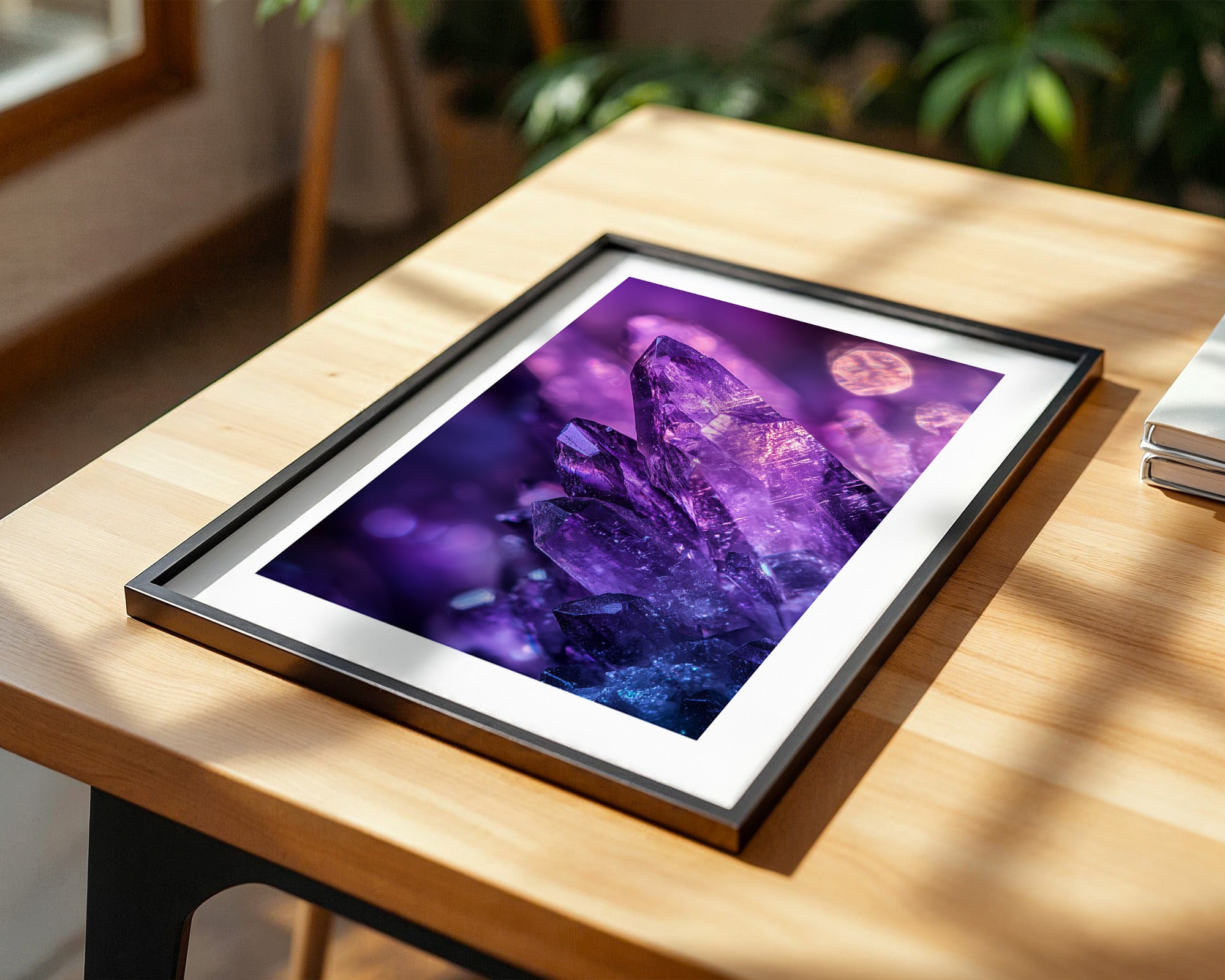 Amethyst Kristalle lila Glanz