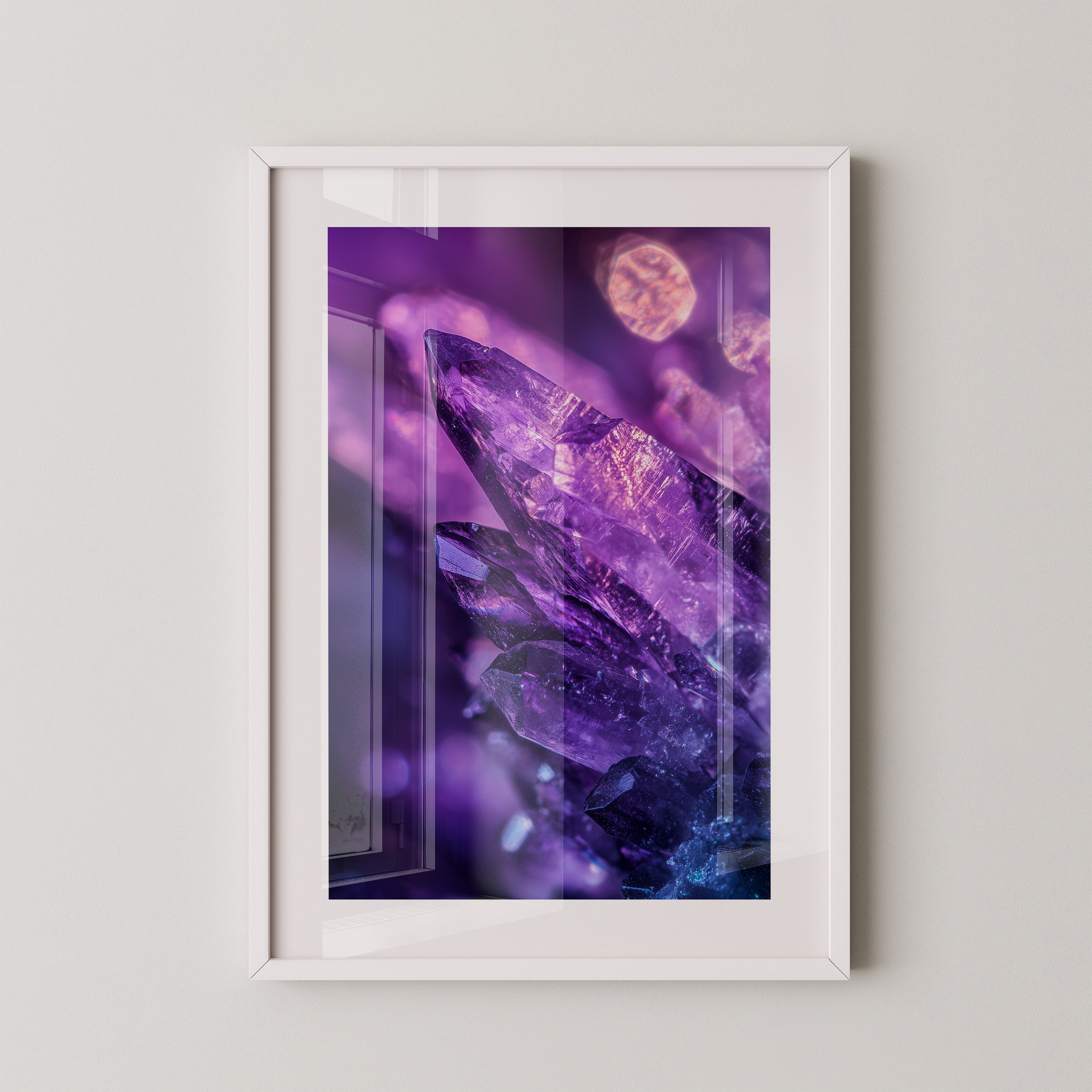 Amethyst Kristalle lila Glanz