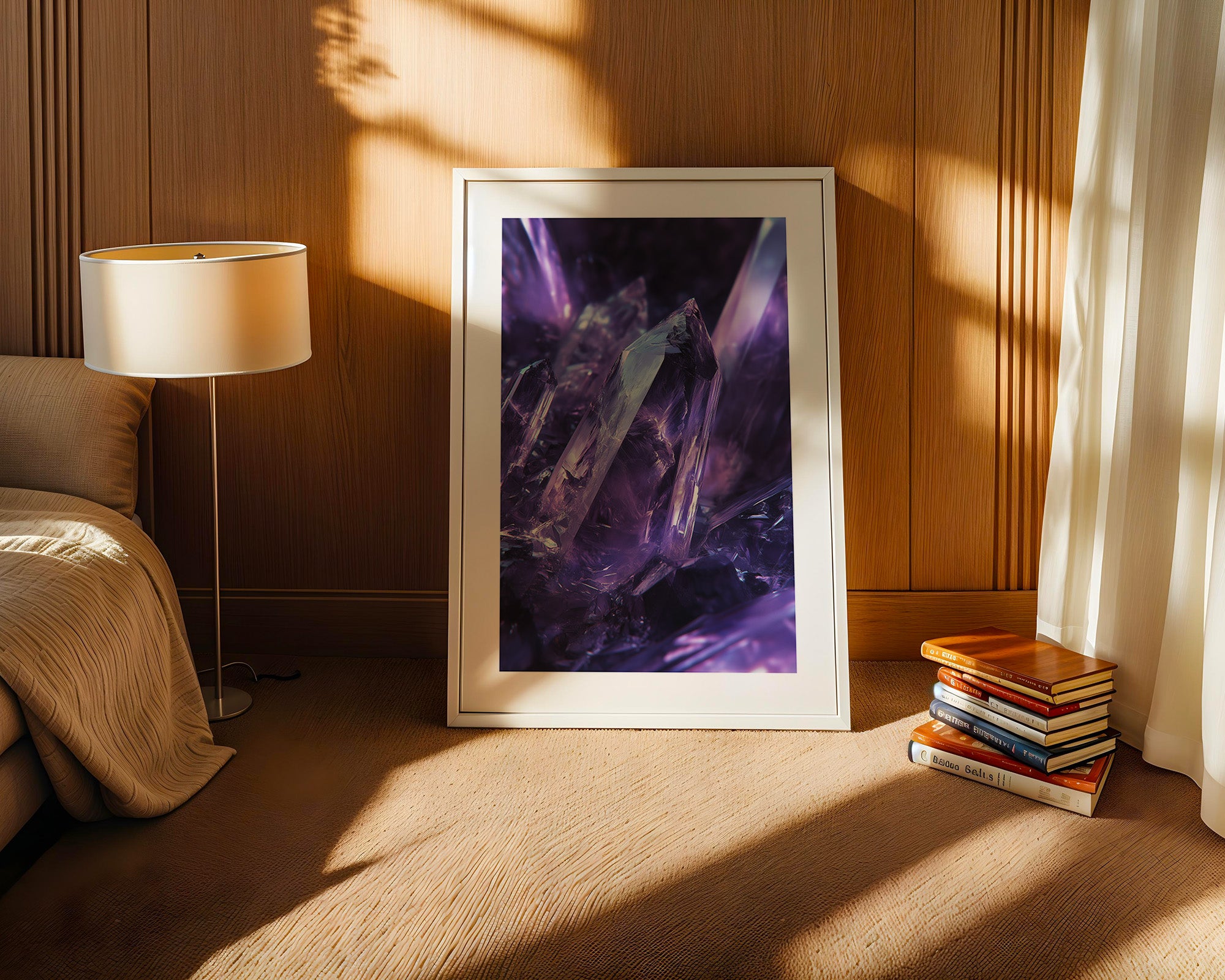 Amethyst Kristalle violett