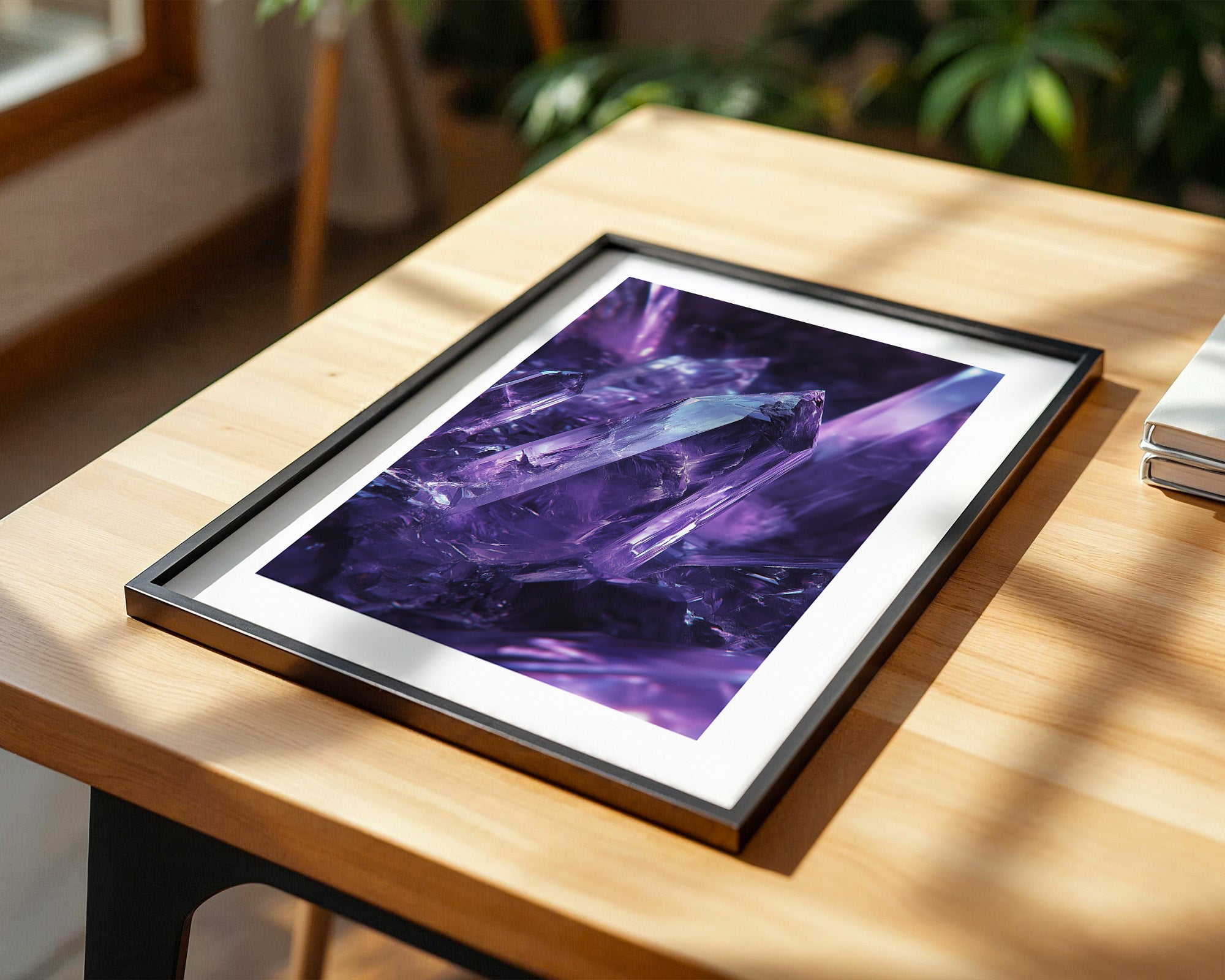 Amethyst Kristalle violett