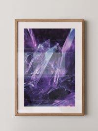 Amethyst Kristalle violett