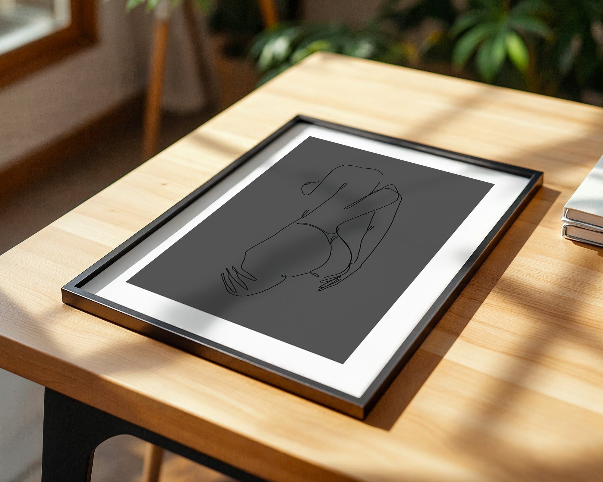 Akt Körperlinie abstrakt