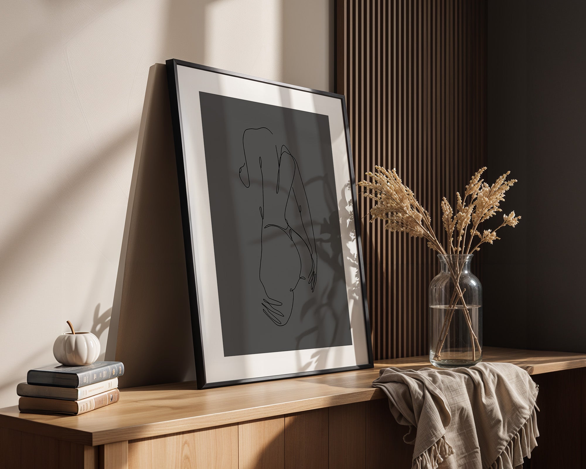 Akt Körperlinie abstrakt