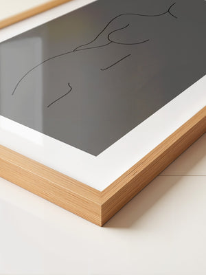 Figur Linie minimalistisch