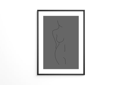 Figur Linie minimalistisch
