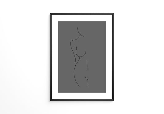 Figur Linie minimalistisch
