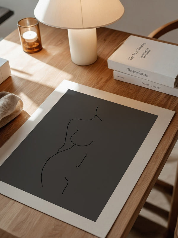 Figur Linie minimalistisch