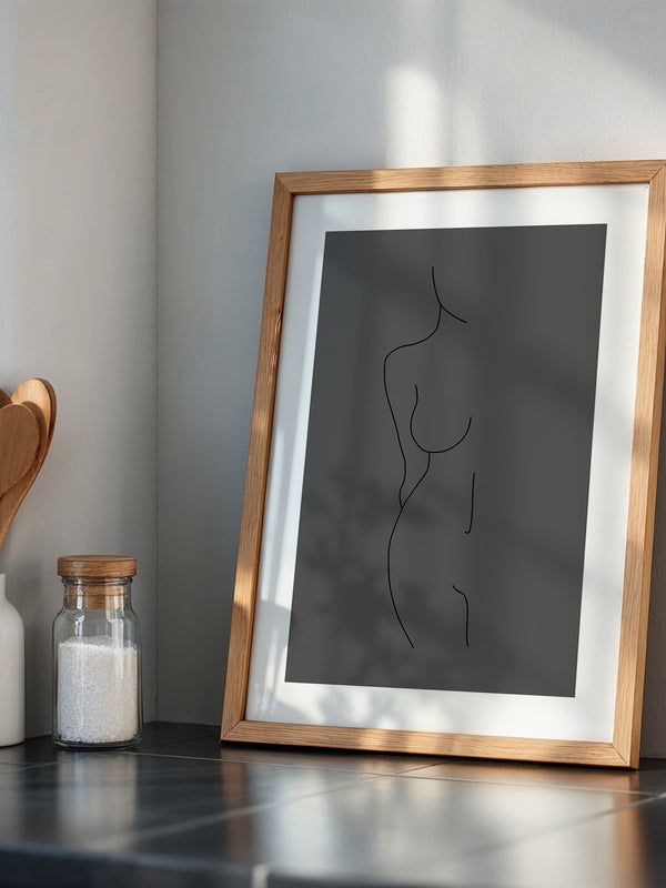 Figur Linie minimalistisch