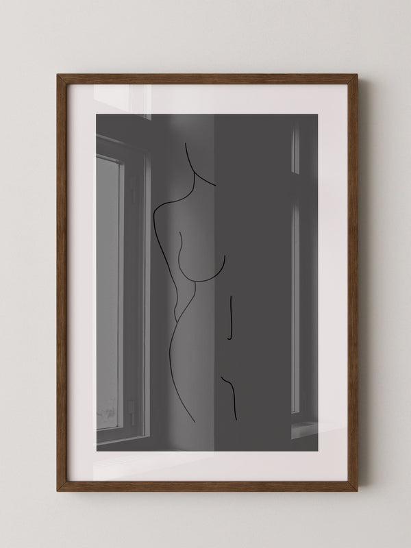 Figur Linie minimalistisch