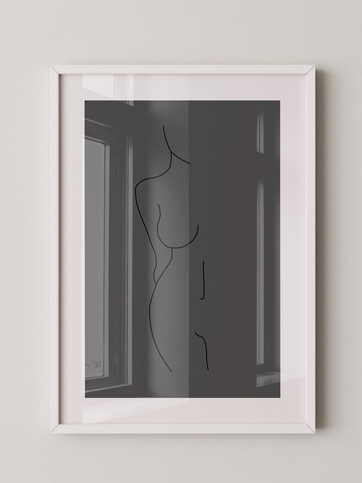 Figur Linie minimalistisch