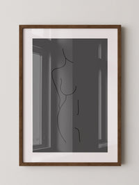 Figur Linie minimalistisch