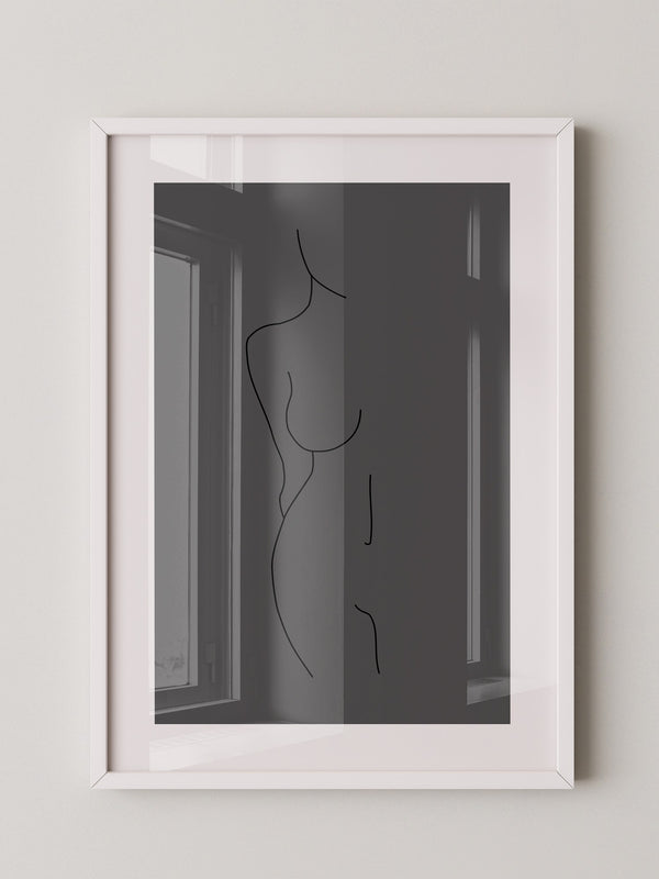 Figur Linie minimalistisch