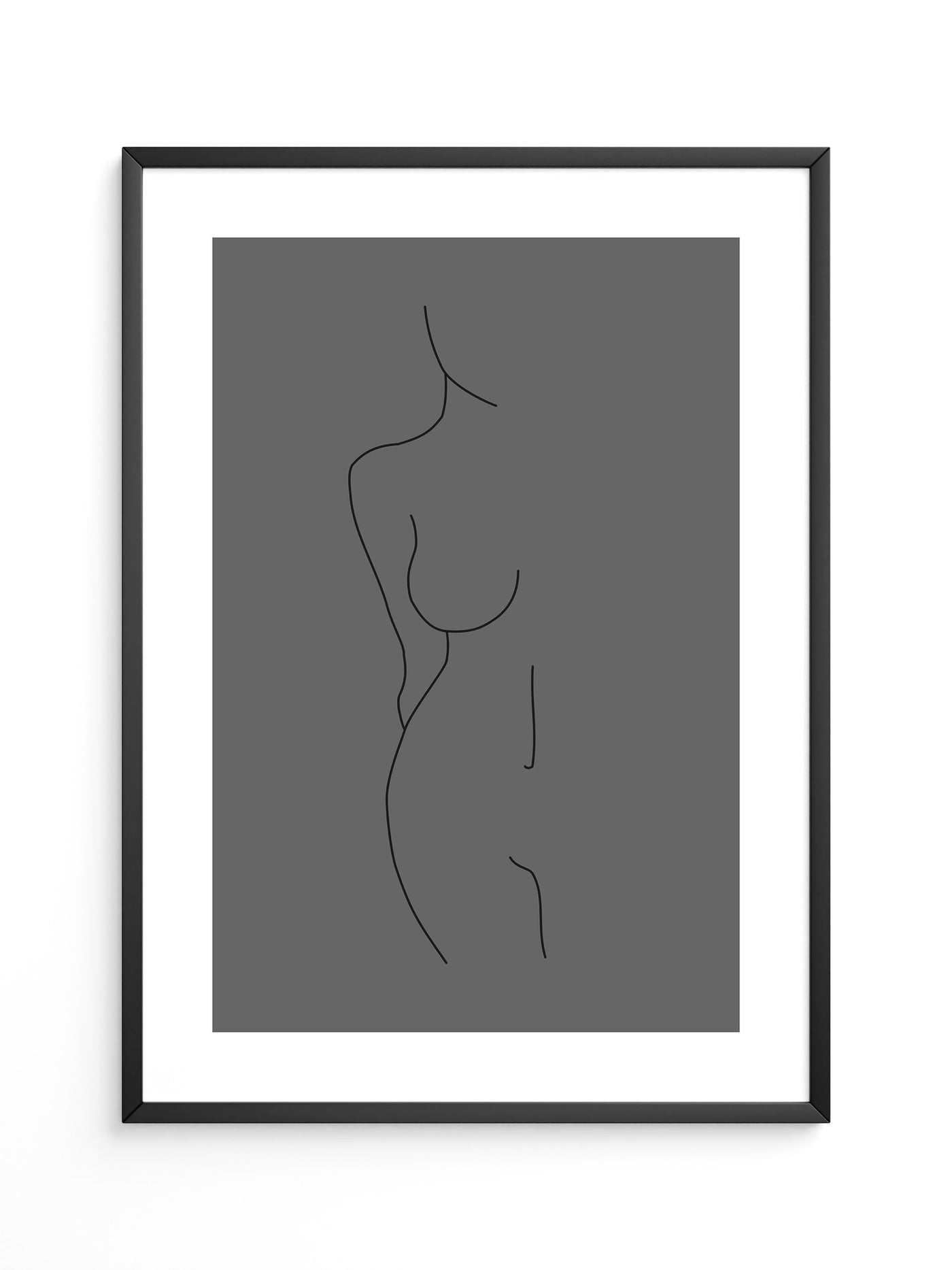 Figur Linie minimalistisch