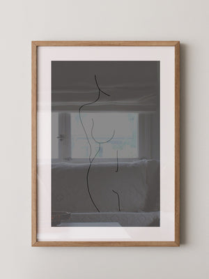 Figur Linie minimalistisch