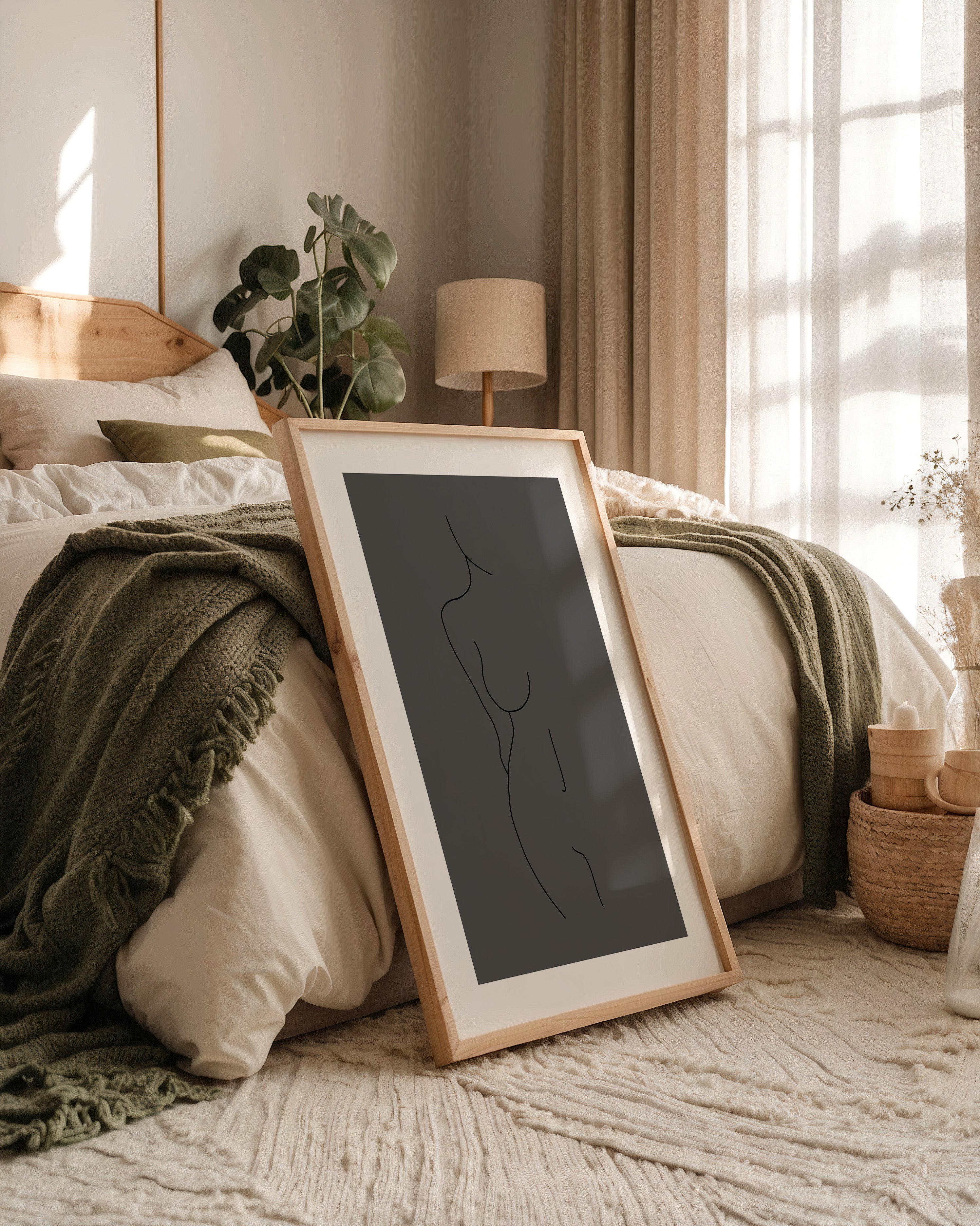 Figur Linie minimalistisch