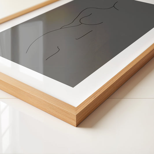 Figur Linie minimalistisch