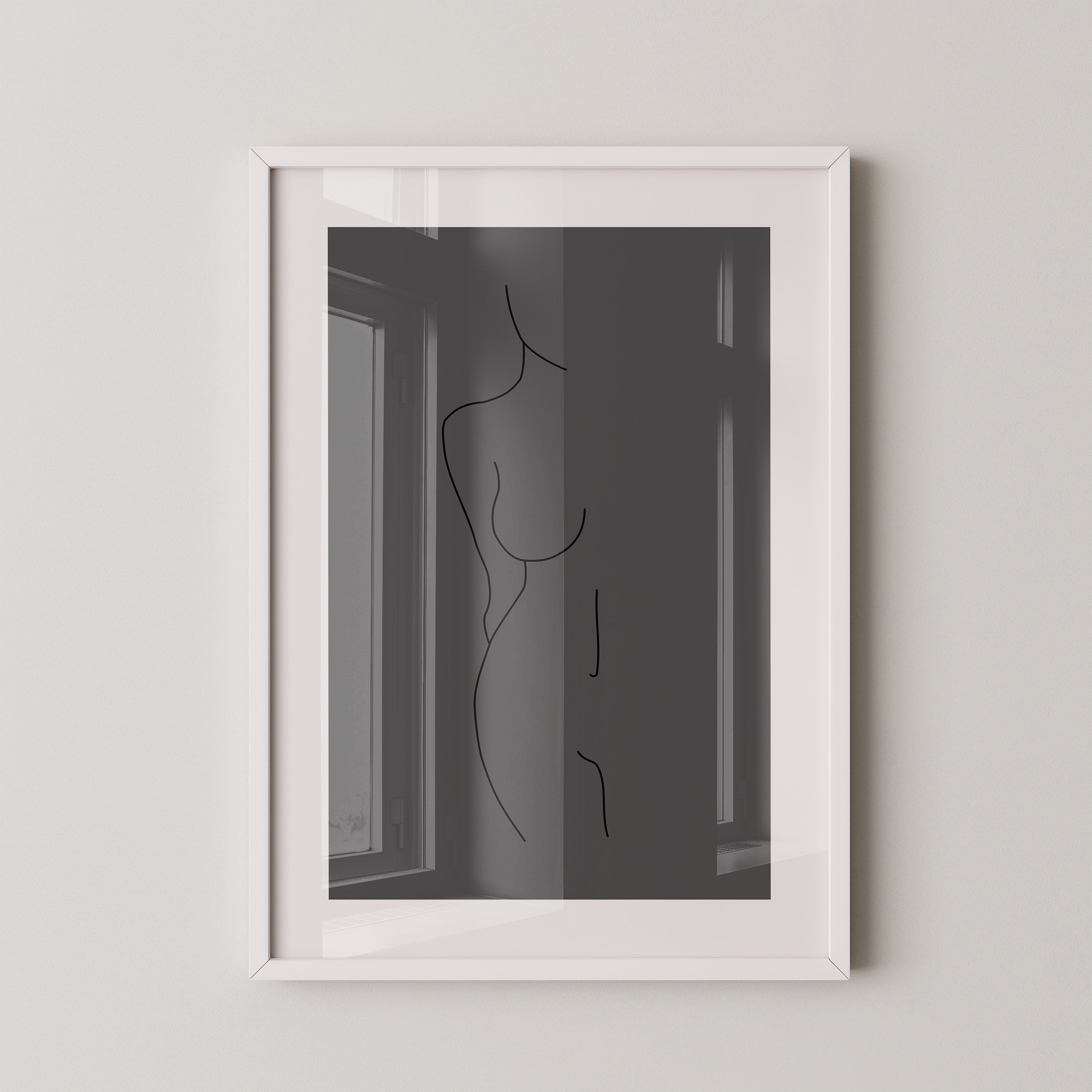 Figur Linie minimalistisch