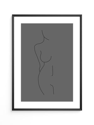 Figur Linie minimalistisch