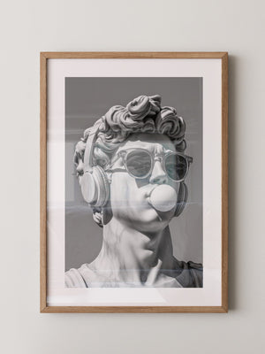 Statue Kopfhörer Streetstyle